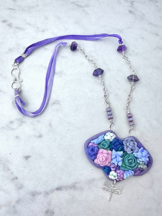 Succulent Garden Necklace