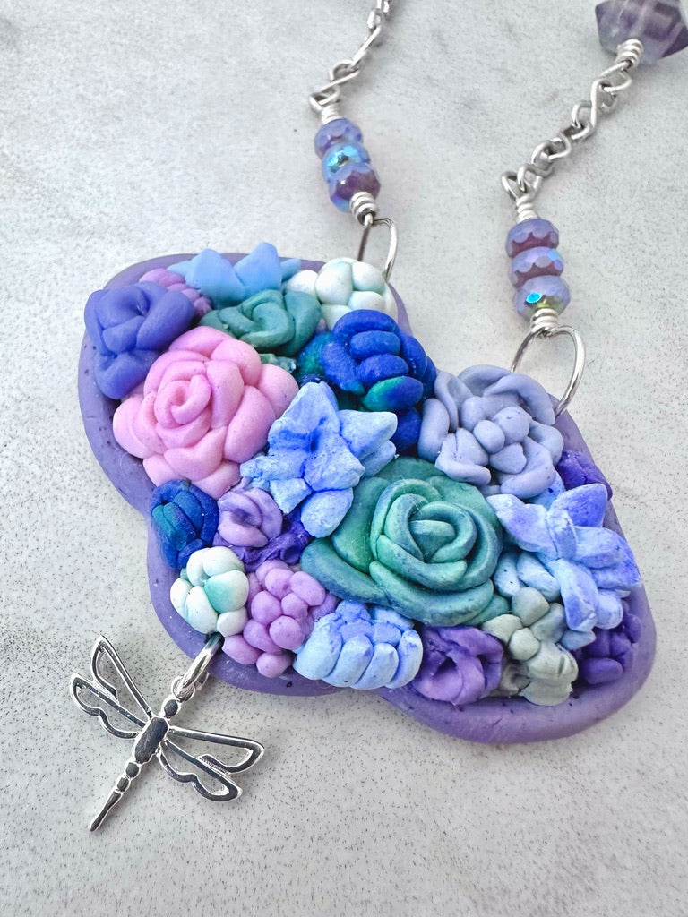 Succulent Garden Necklace